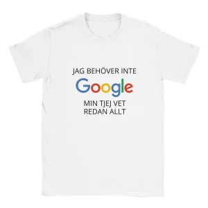Jag behöver inte google min tjej vet redan allt