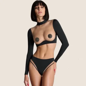 Sheer Long Sleeve Top