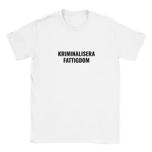 Kriminalisera fattigdom