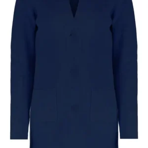 Cardigan lång från bloomings-Marinblå