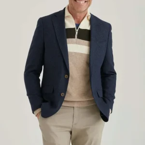 Erla of Sweden Blazer ull blå