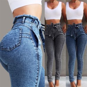 Jeans Med Hög Midja