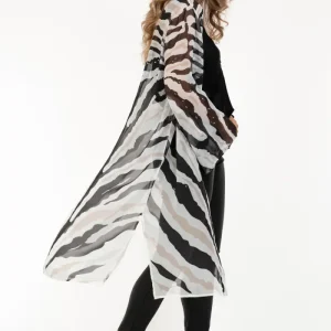 WINONA KAFTAN CREME/BLACK