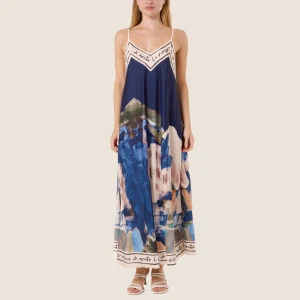 Cami Border Swing Dress
