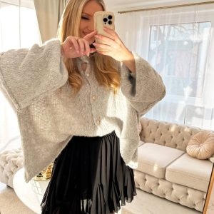 Kort kjol med volang – Svart