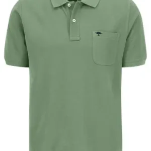 Fynch Hatton stickad  Piké dark khaki